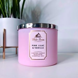 Pink Lilac and Vanilla Candle